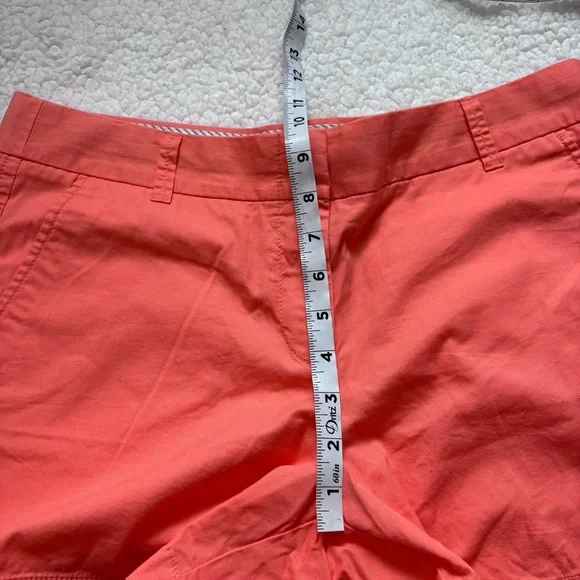 J. Crew coral 100%cotton Chino Women's Shorts - Picture 5 of 7